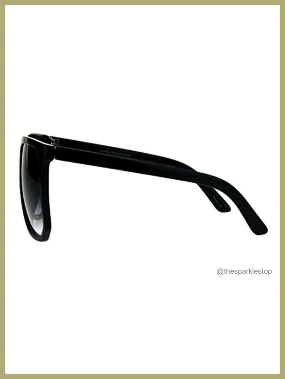 Oversized Flat Top Square Sunglasses UV400 Polycarbonate Unisex
